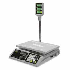 Торговые настольные весы M-ER 326 Slim с вертикальной стойкой